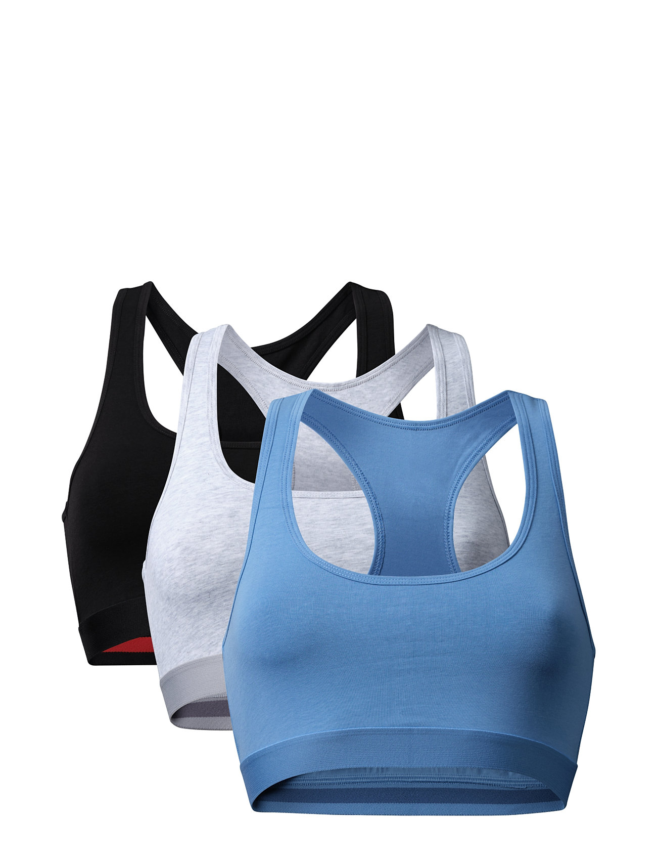 Dänisch ENDURANCE Organic Baumwolle Bralette (Damen) 3-Pack Patterned - M - Damen