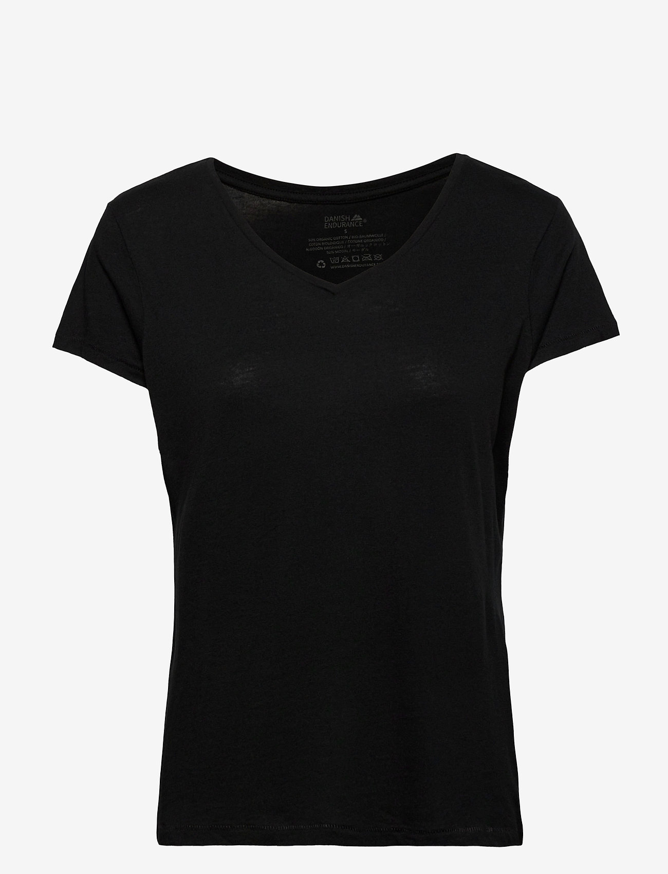 T-Shirt Danish Endurance - Coton Bio Et Modal - Col V Ou Rond - Femme - Doux Et Respirant