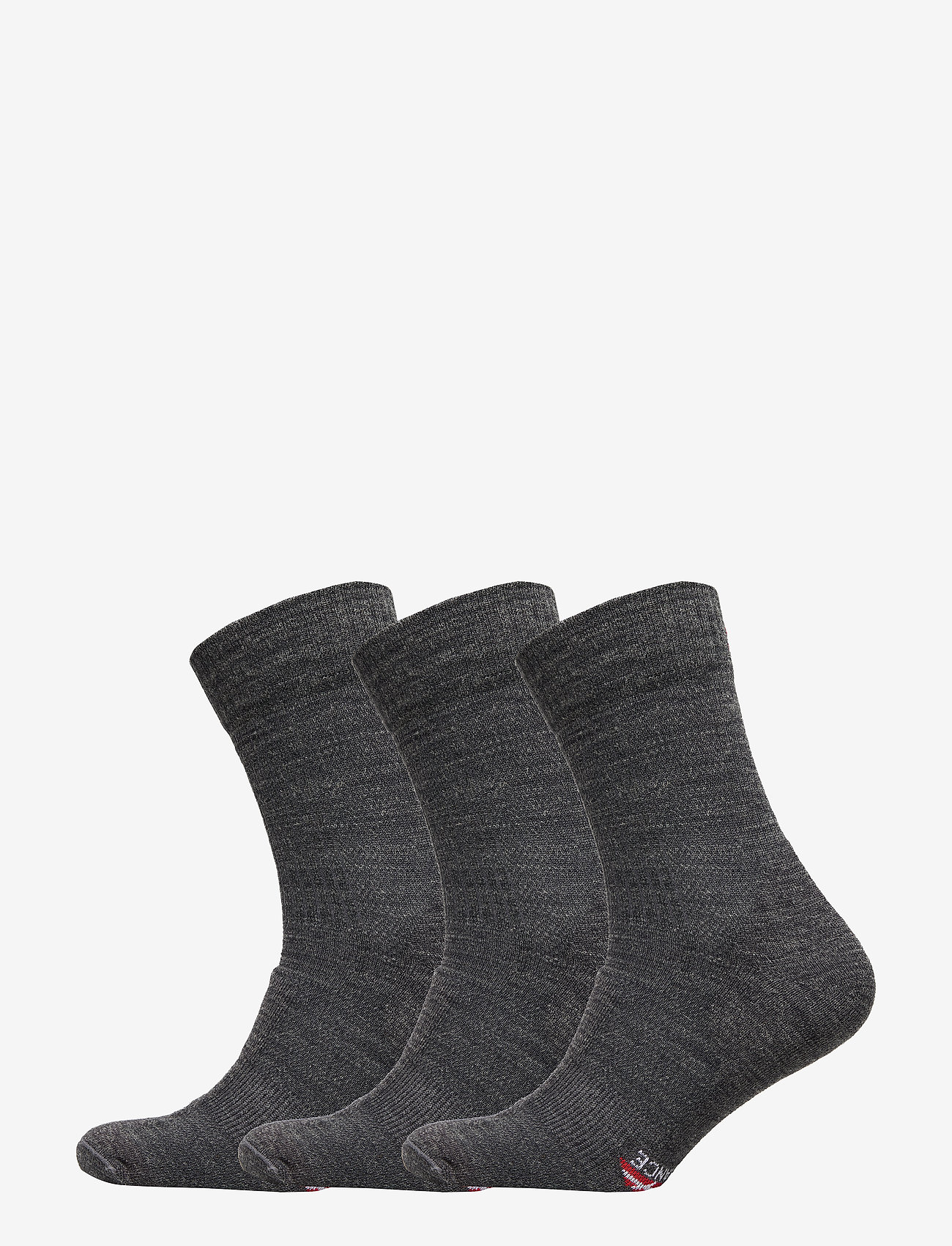 Danish Endurance - Merino Wool Light Hiking Socks 3 Pack - yogasokker - grey - 0
