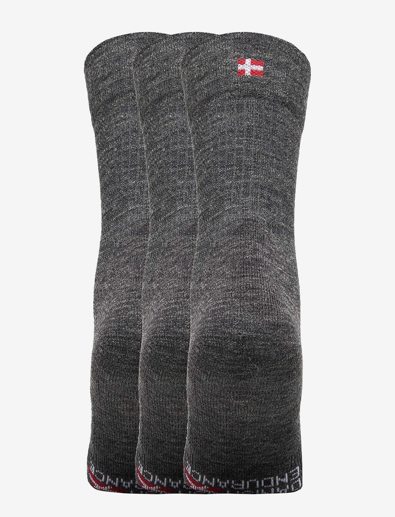Danish Endurance - Merino Wool Light Hiking Socks 3 Pack - yogasokker - grey - 1