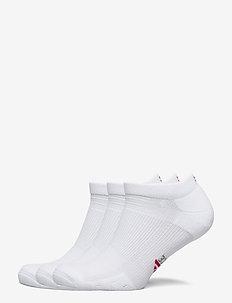 Low Cut Long Distance Running Socks 3 Pack - yogastrumpor - white