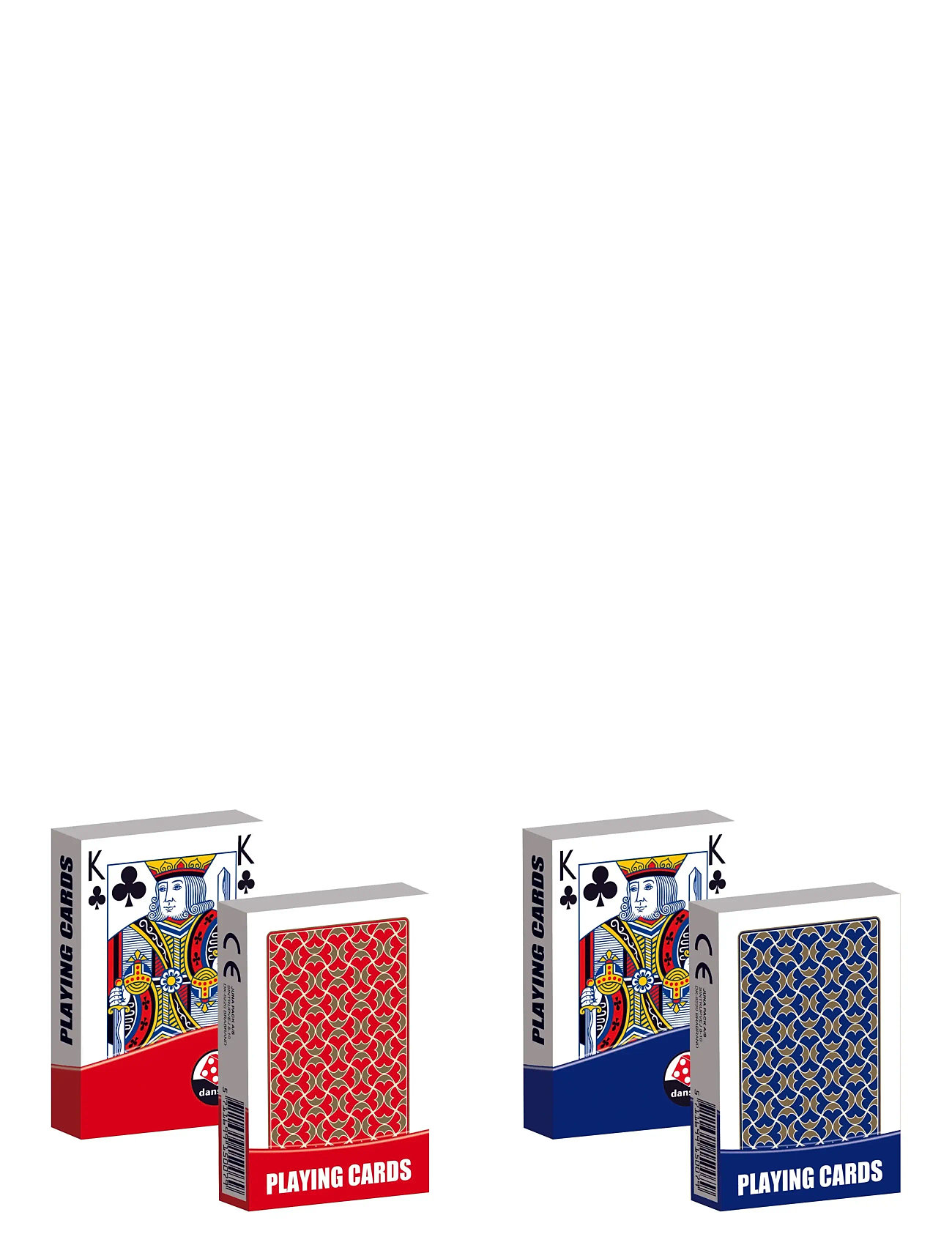 Danspil Spillekort I Display, One Size, Multi/patterned, Legetøj > Trading Cards, Børn