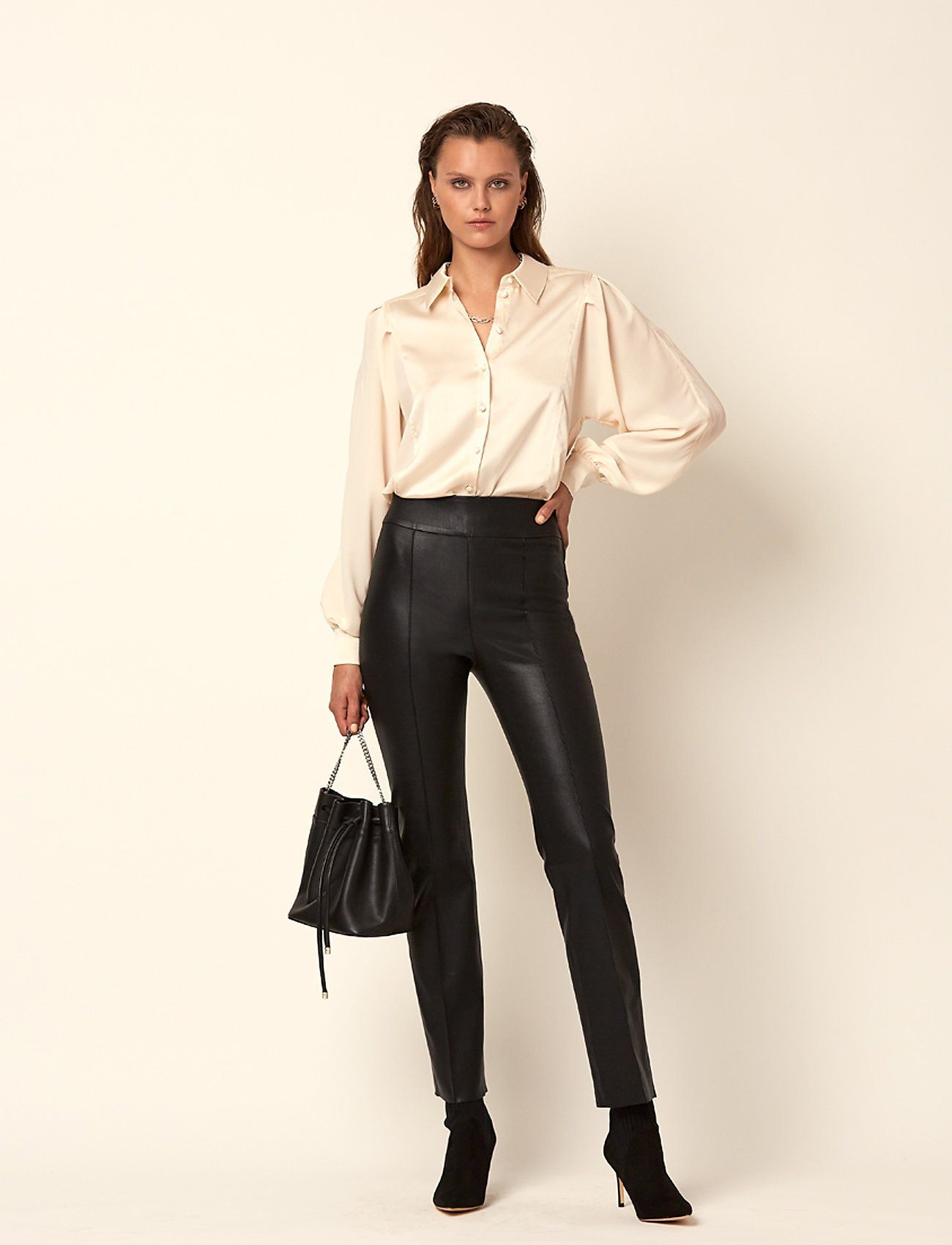 Dante6 Quilla Stretch Silk Mix Blouse - Long-sleeved | Boozt.com