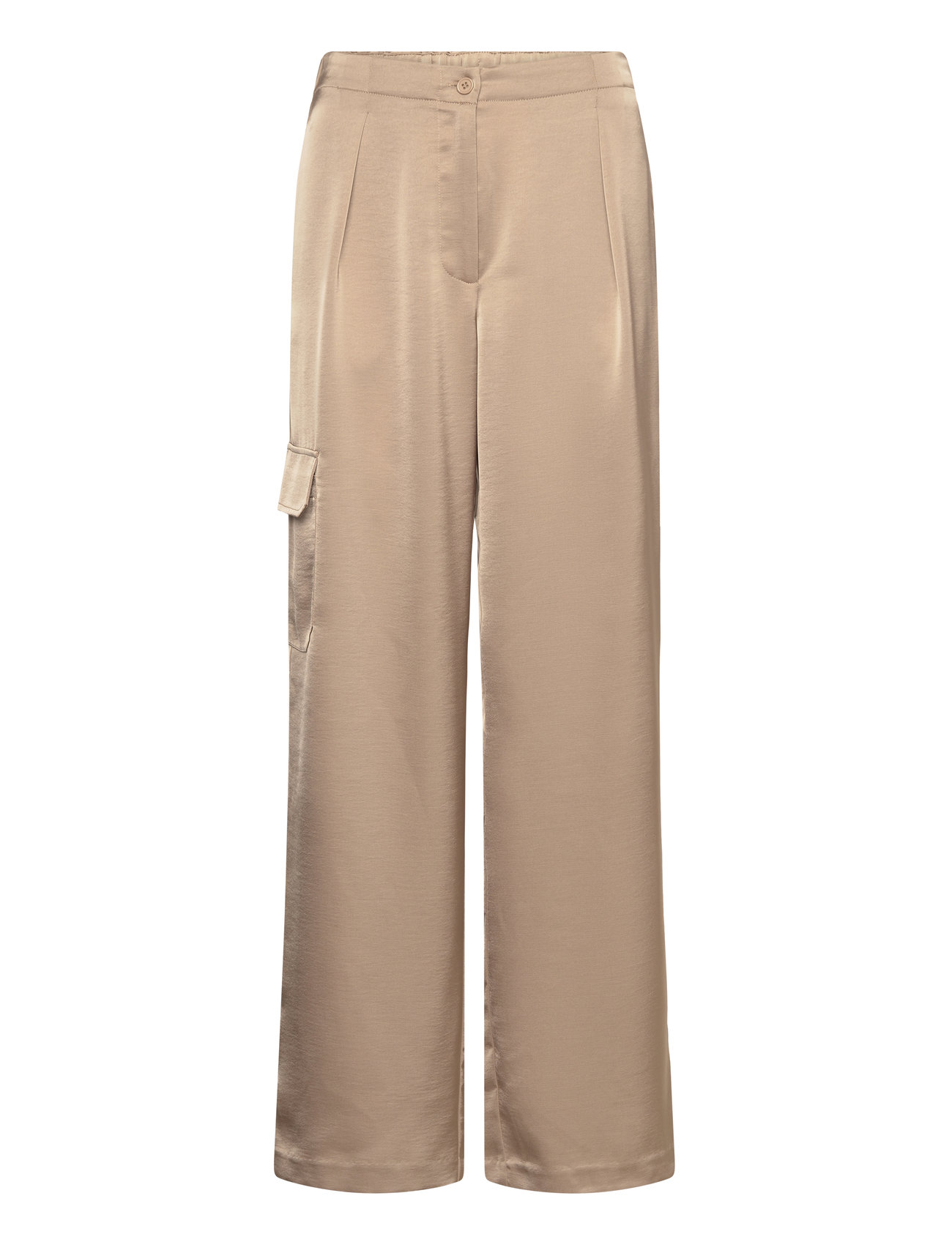 Dante6 D6Harlow Satin Wide Pants Beige