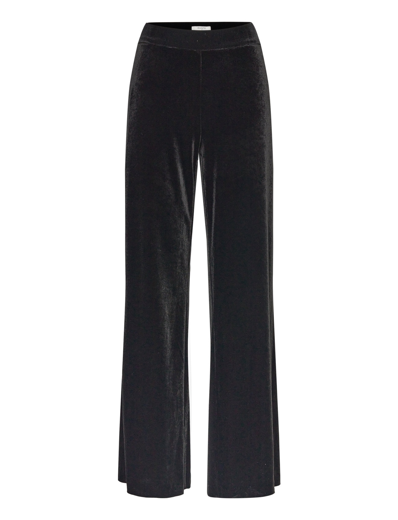 D6Alvie Velvet Palazzo Pants Black Dante6