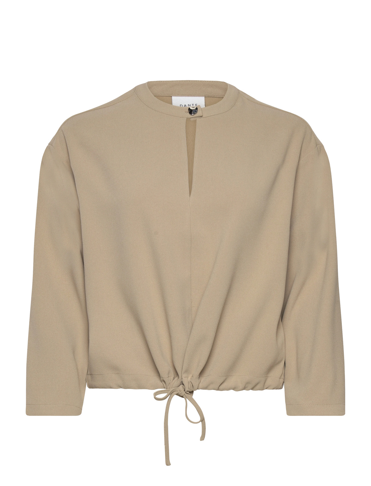 Dante6 Thorn Drawstring Cord Top, 42, Beige, T-Shirts & Toppe > Langærmede, Dame