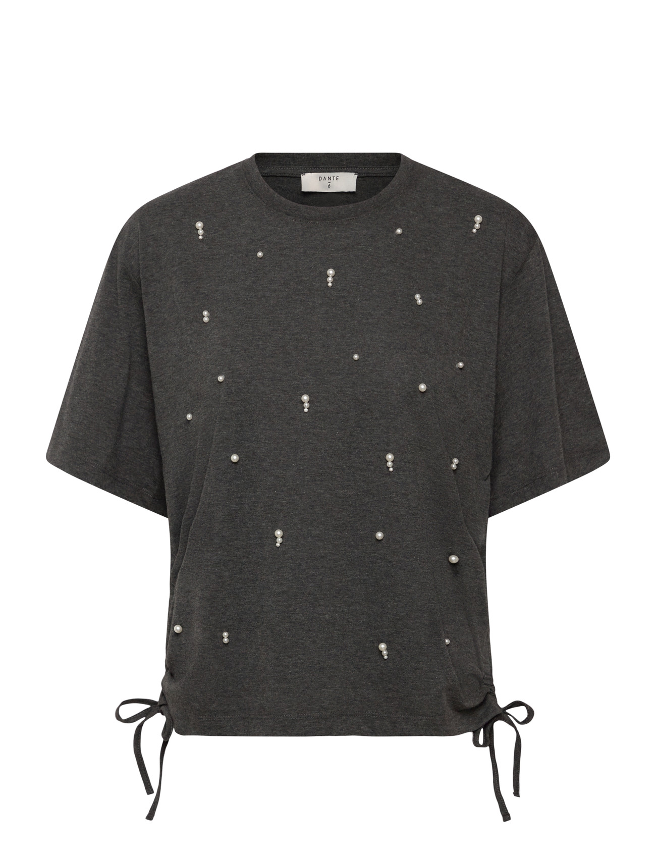DANTE6 Dante6-Luxor Pearl Embellished Tee Grau - L - Damen