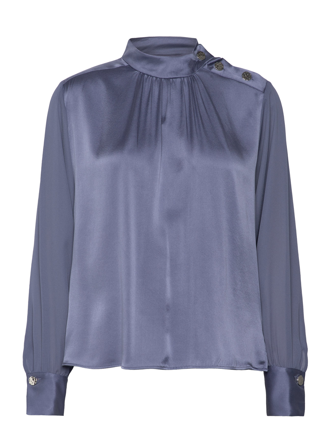 Dante6 Althea Silk Top Blå