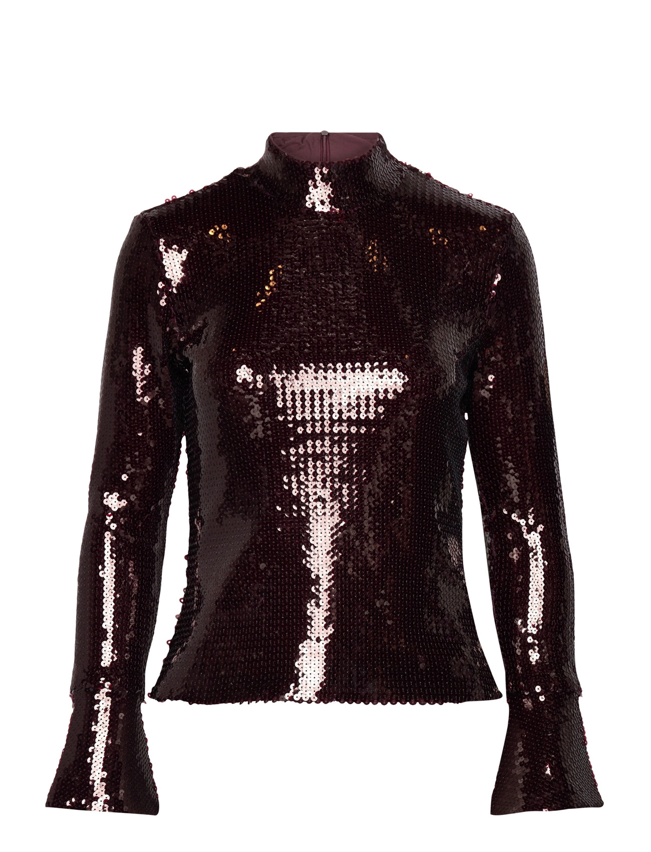 Dante6 Dante6-Paige Sequins Top, 36, Burgundy, Toppe > Festtoppe, Dame