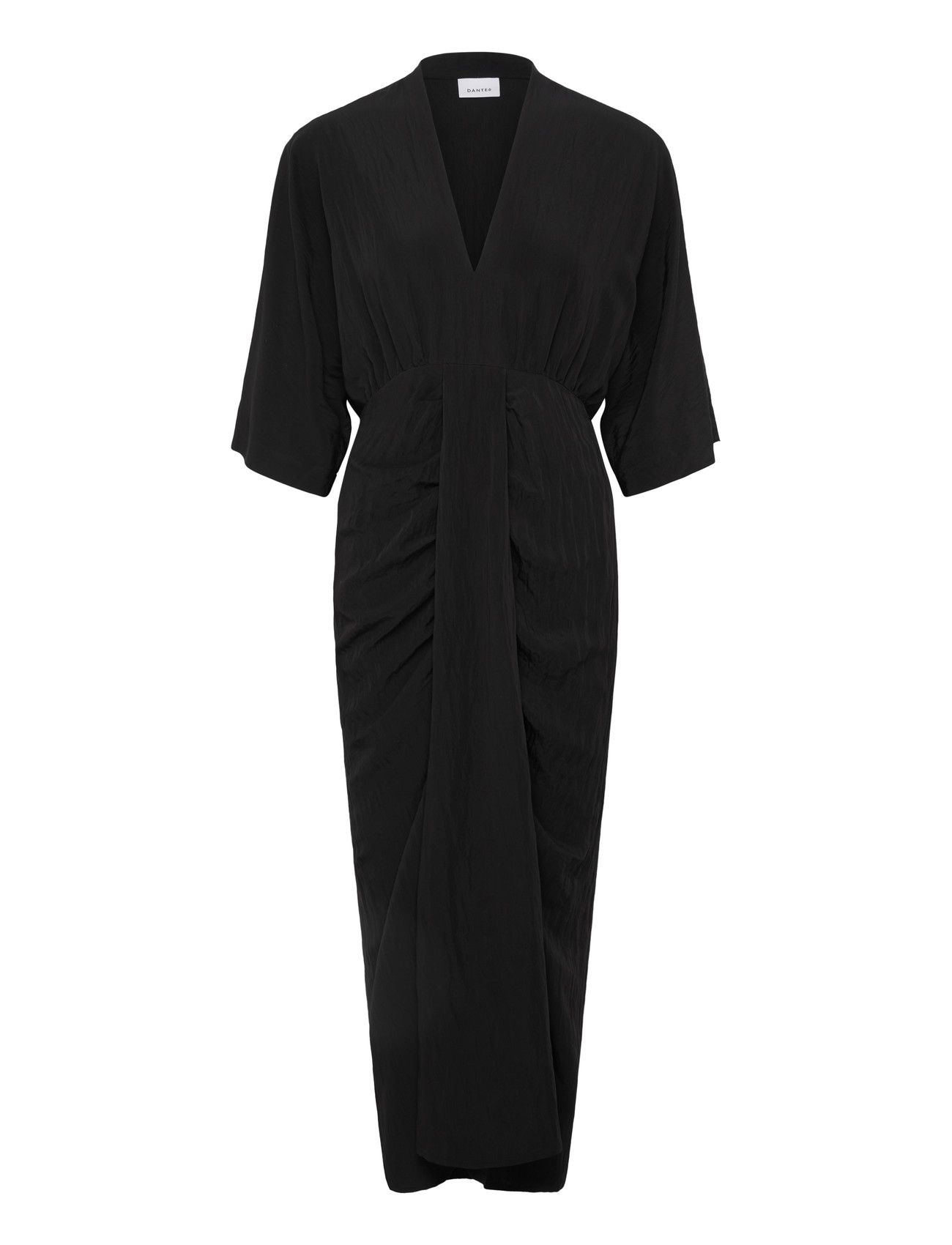 Dante6 Dante6-Bradshaw Pleated Long Dress, 40, Black, Kjoler > Maxikjole, Dame