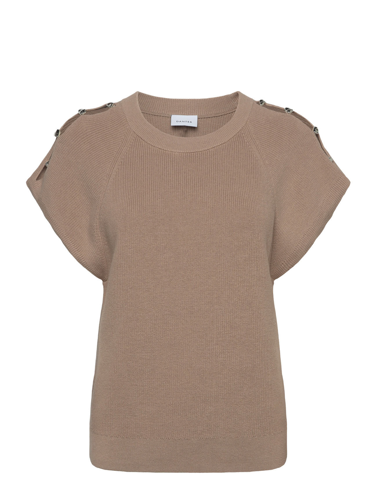 Dante6 Dante6-Seattle Beaded Sweater, M, Beige, Strik > Trøjer, Dame