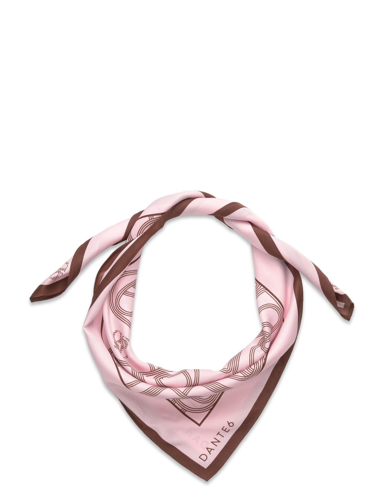 Dante6 Dante6-Monogram Scarf, One Size, Pink, Tørklæder > Letvægtstørklæder, Dame