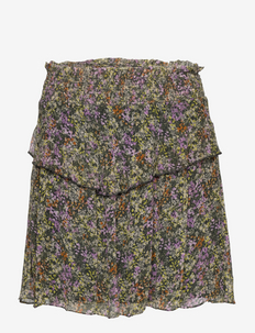 Amy print skirt - korta kjolar - multicolour