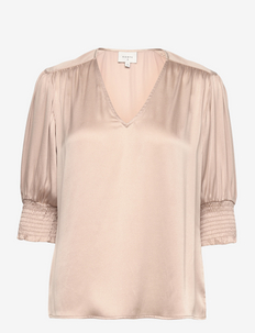 Seymour top - short-sleeved blouses - oyster cream