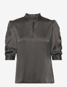 Mardé top - blouses met korte mouwen - urban grey
