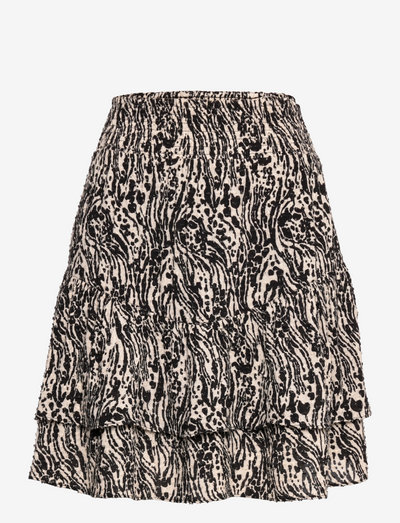 Wonderous print skirt - minihameet - raven