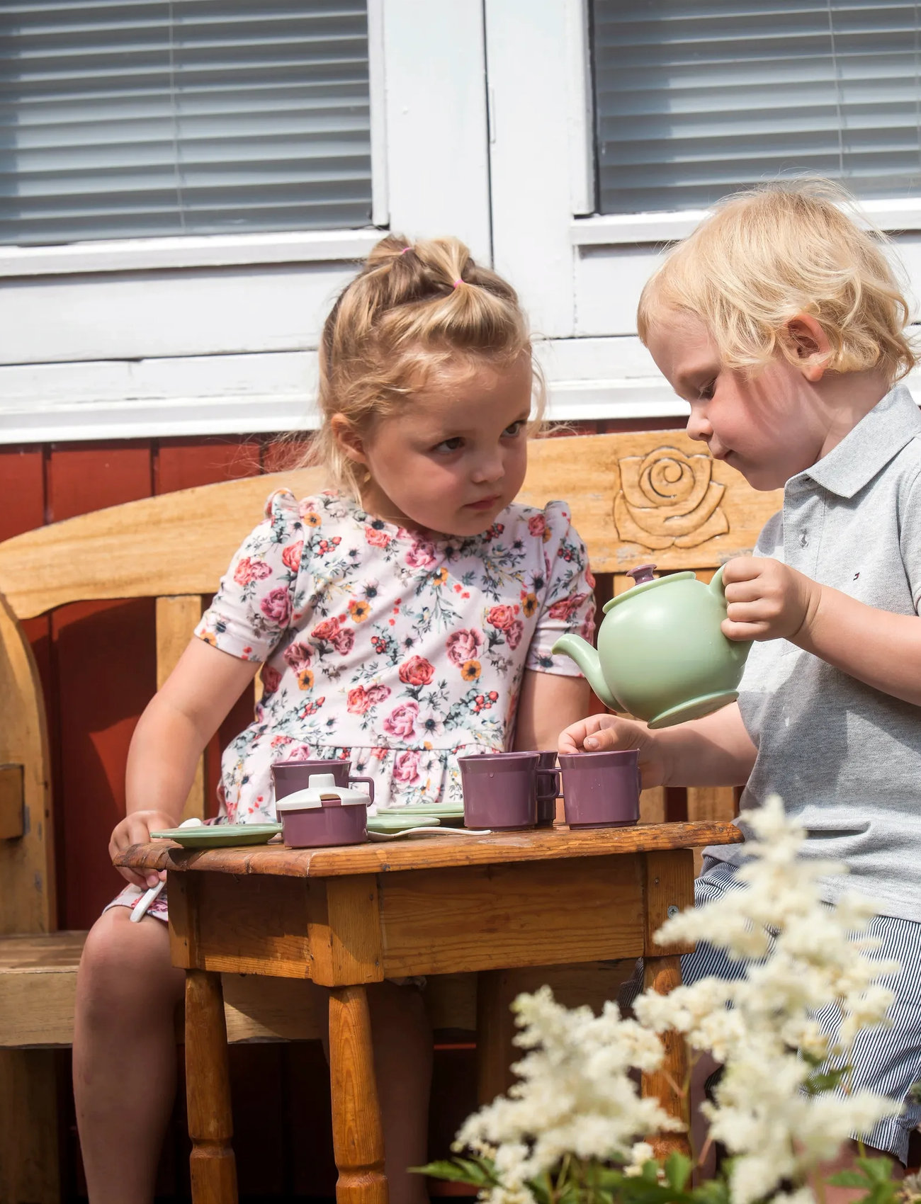 Dantoy Gg Tea Set In Box 16 Pcs, One Size, Multi/patterned, Legetøjskøkken Og Tilbehør > Kaffe- Og Tesæt, Børn