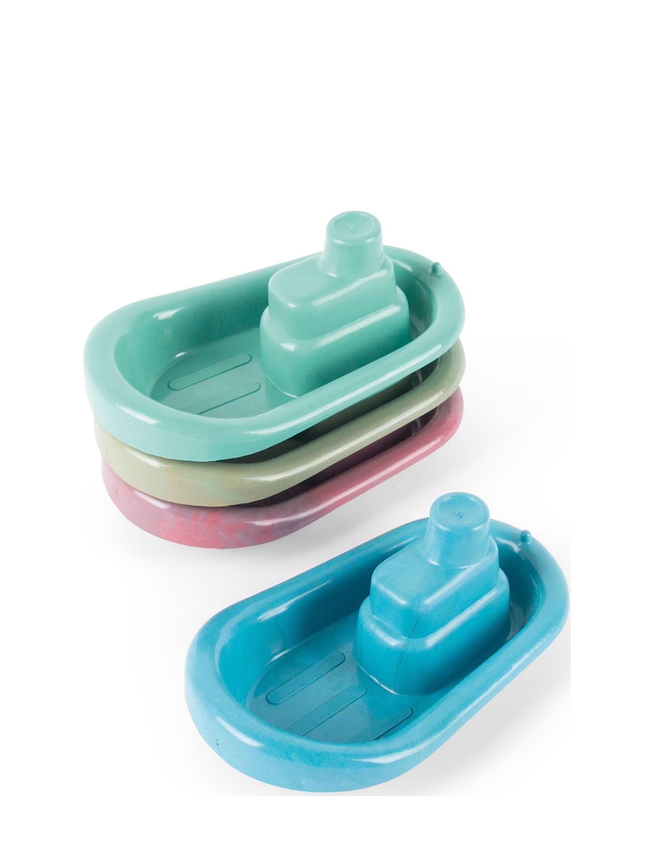 Bmt Boats 4 Pcs Toys Toy Cars & Vehicles Toy Vehicles Boats Multi/patterned Dantoy