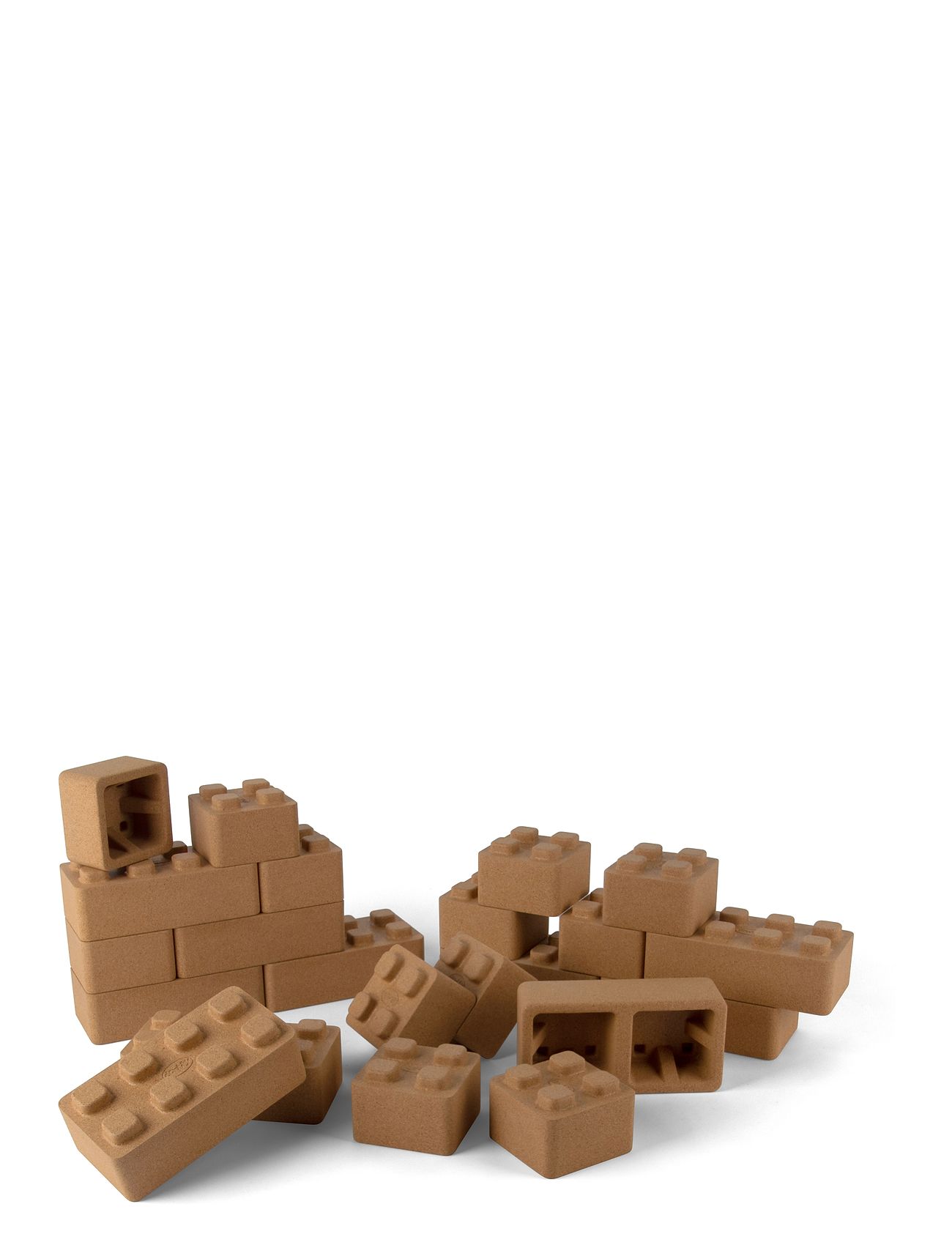Cork Small Set 22 Pcs Brown Dantoy