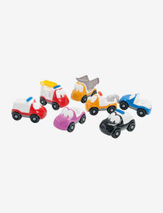 FUNCARS INDIVIDUAL 7 DIFF - legekøretøjer - red, yellow, pink, blue