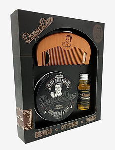 Hairy Man Gift Set (15 ml Beard Oil, Heavy Hold, Comb) - mellom 200-500 kr - clear
