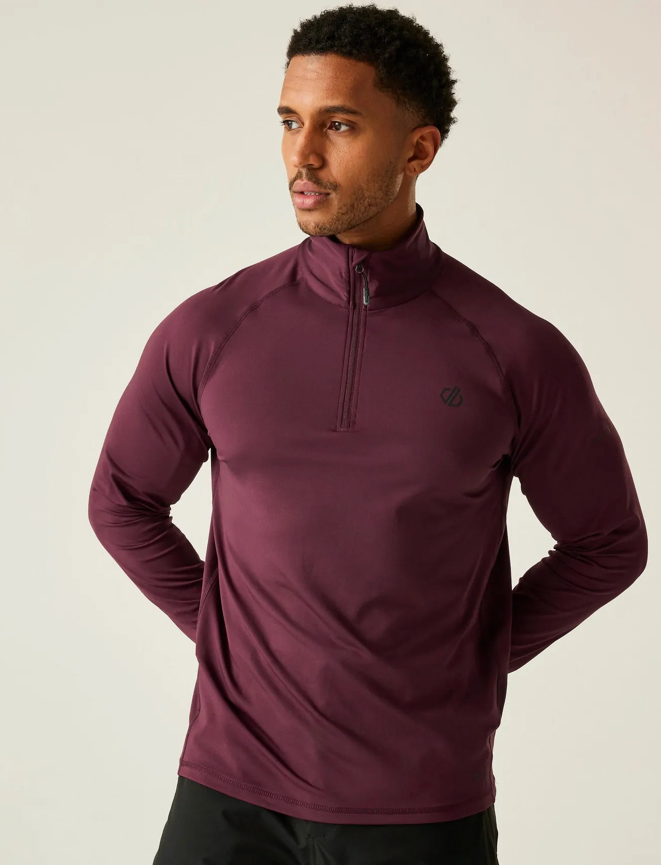 Dare2b Fuse Up Ii Core Stretch, XXL, Burgundy, Sport Overdele > Sport Long Sleeved Overdele, Herre