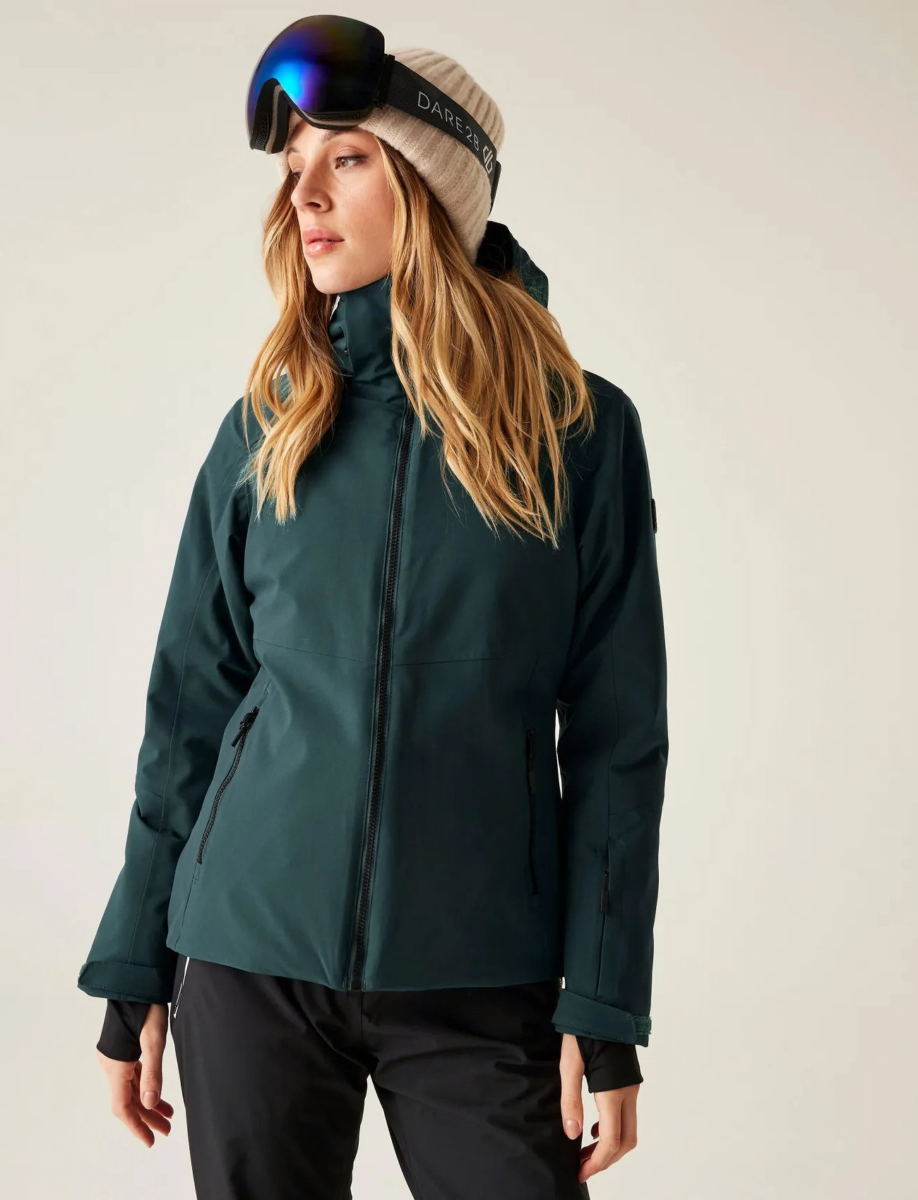 Dare2b Flurry Ii Jacket, XS, Green, Sport Jackets > Sport Ski Jackets, Dame