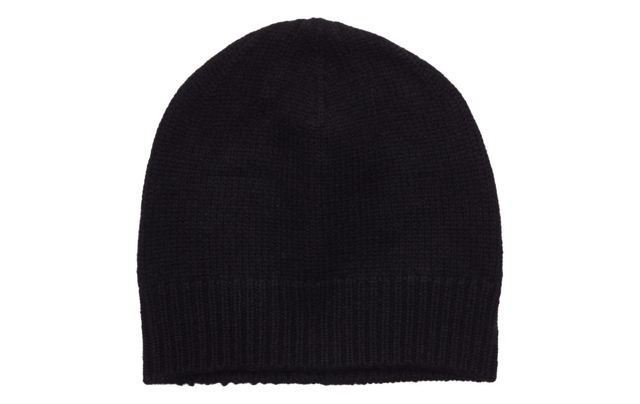 Davida Cashmere Cap - BLACK