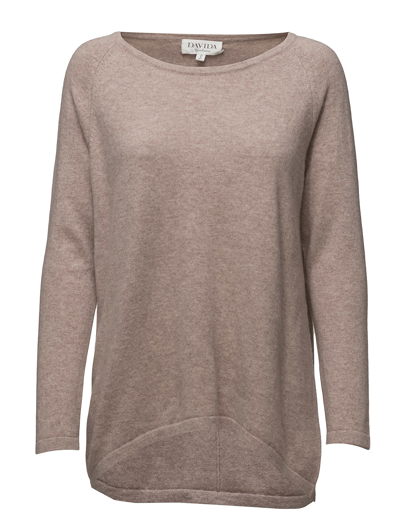 Loose Sweater Gebreide Trui Beige Davida Cashmere davida cashmere kopen in de aanbieding Loose Sweater Gebreide Trui Beige Davida Cashmere davida cashmere kopen in de aanbieding