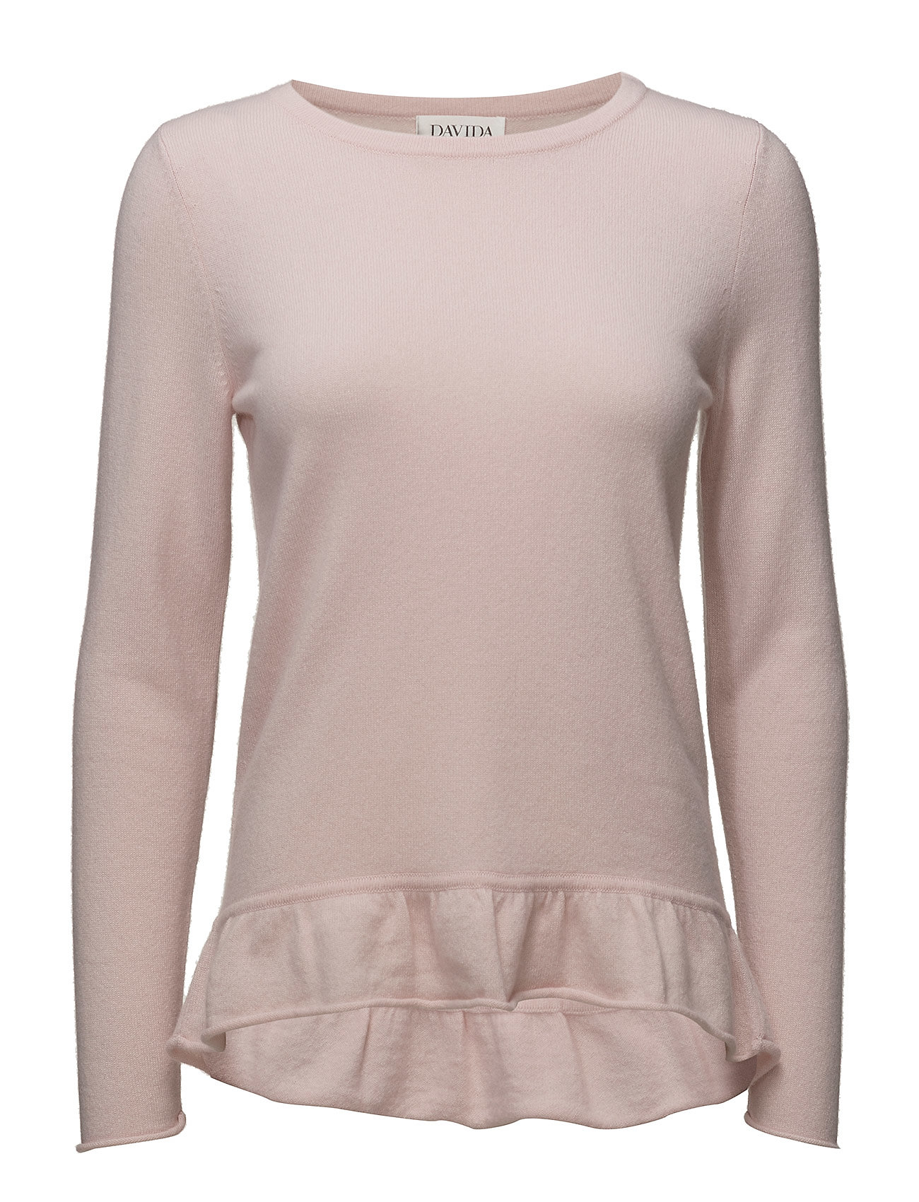 Sweater Flounce Gebreide Trui Roze Davida Cashmere davida cashmere kopen in de aanbieding Sweater Flounce Gebreide Trui Roze Davida Cashmere davida cashmere kopen in de aanbieding