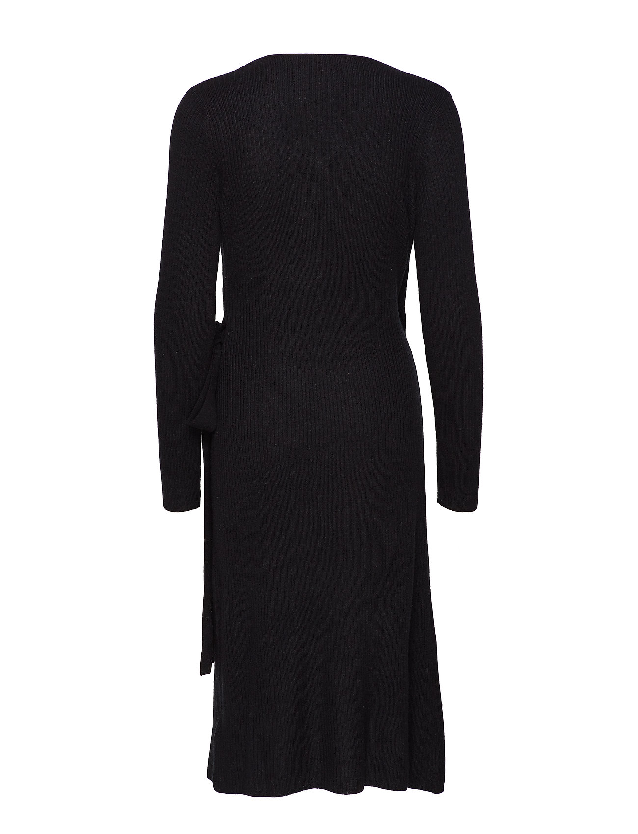 Cashmere Rib Rib Wrap Rib Cashmere Wrap DressblackDavida Wrap Midi DressblackDavida Midi nvm80wON