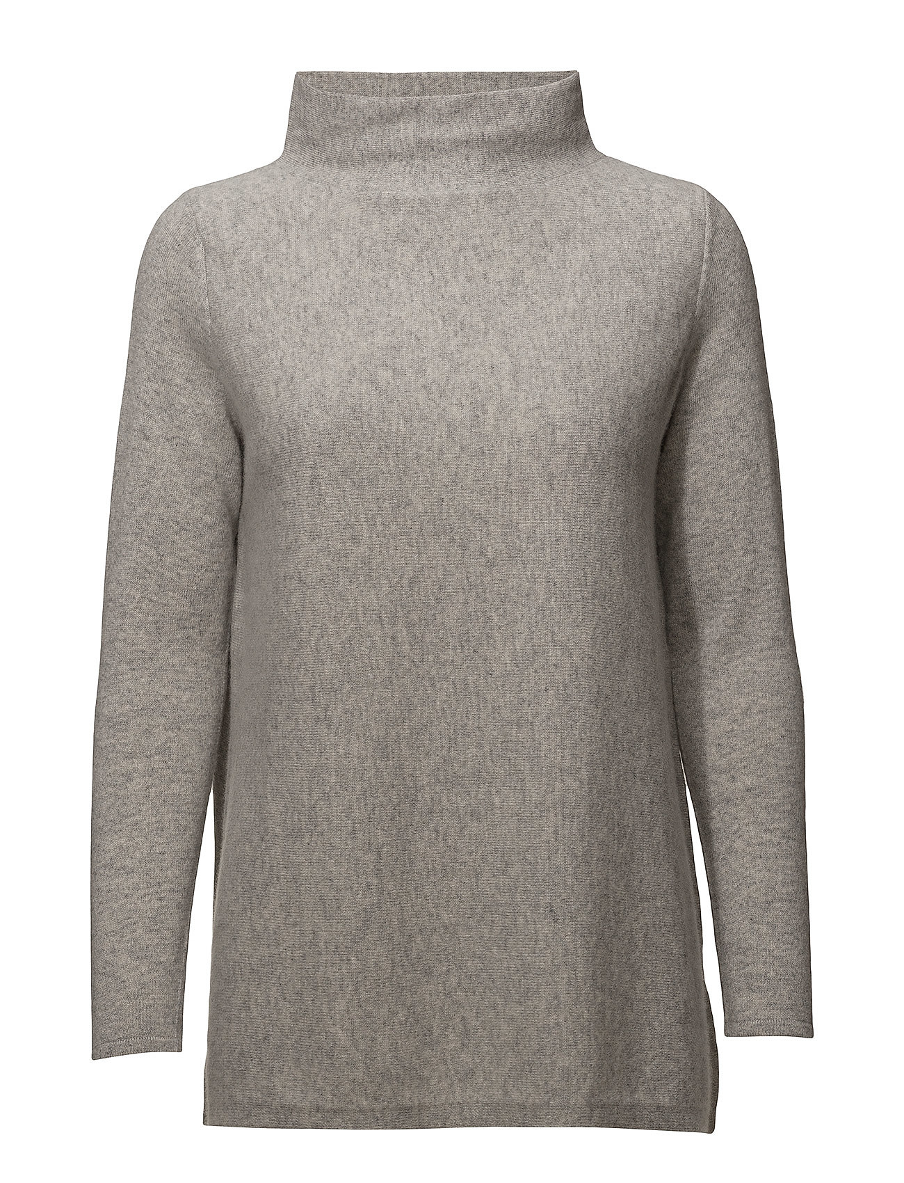 DAVIDA CASHMERE Brushed Curved Pullover Weiß - XL - Damen