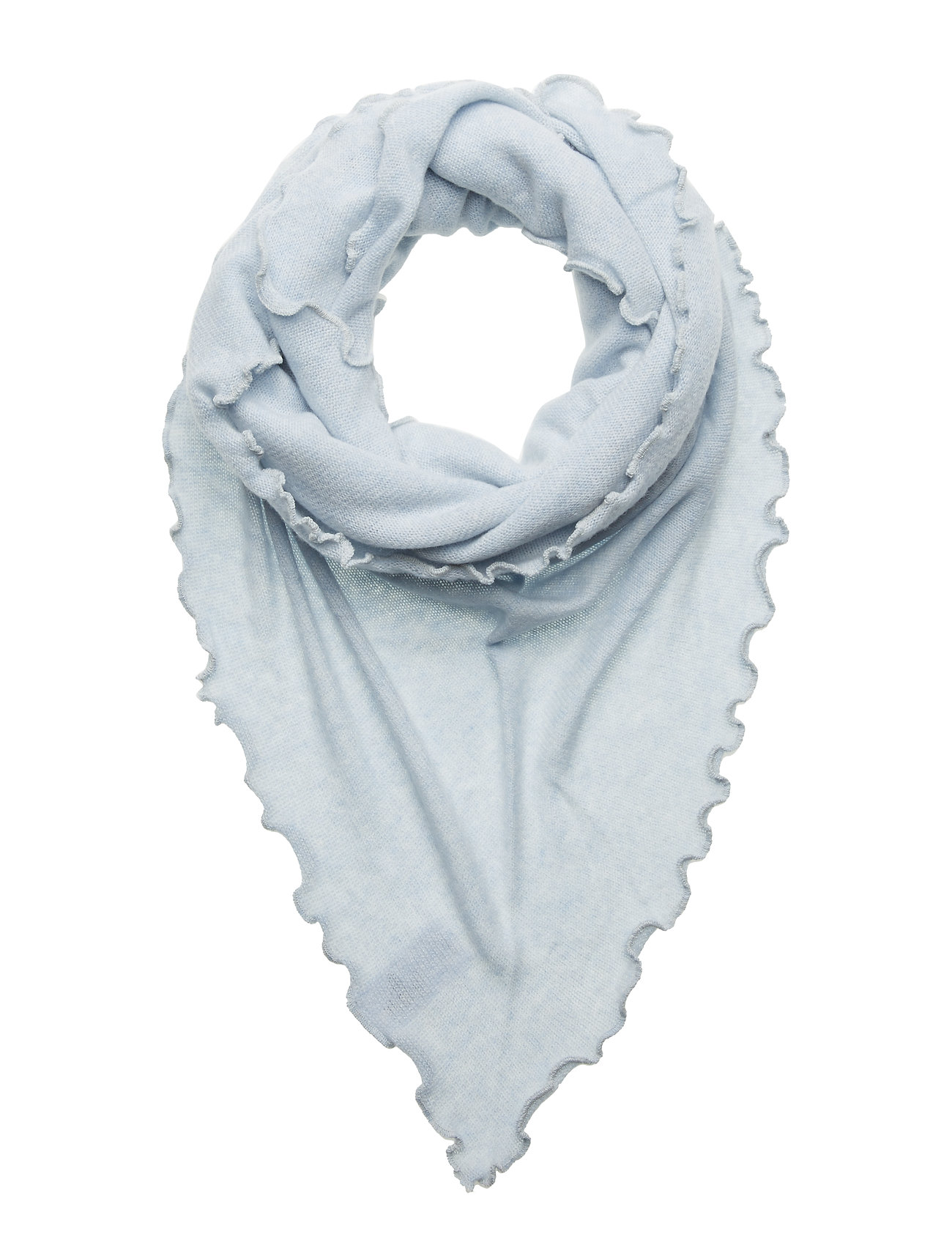Triangle Scarf Sjaal Blauw Davida Cashmere davida cashmere kopen in de aanbieding
