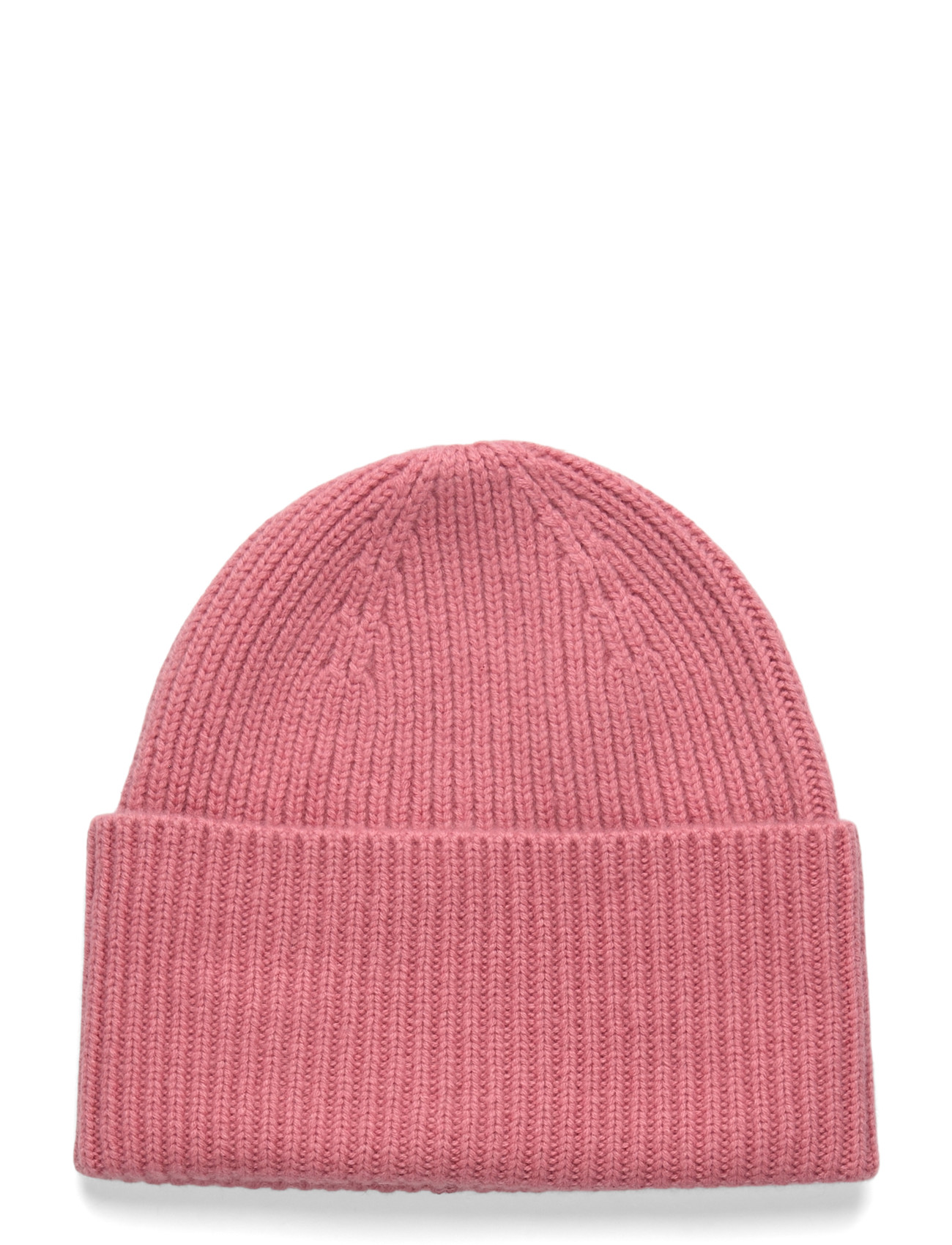 DAVIDA CASHMERE Fold Rib Basecap Pink - One Size - Damen
