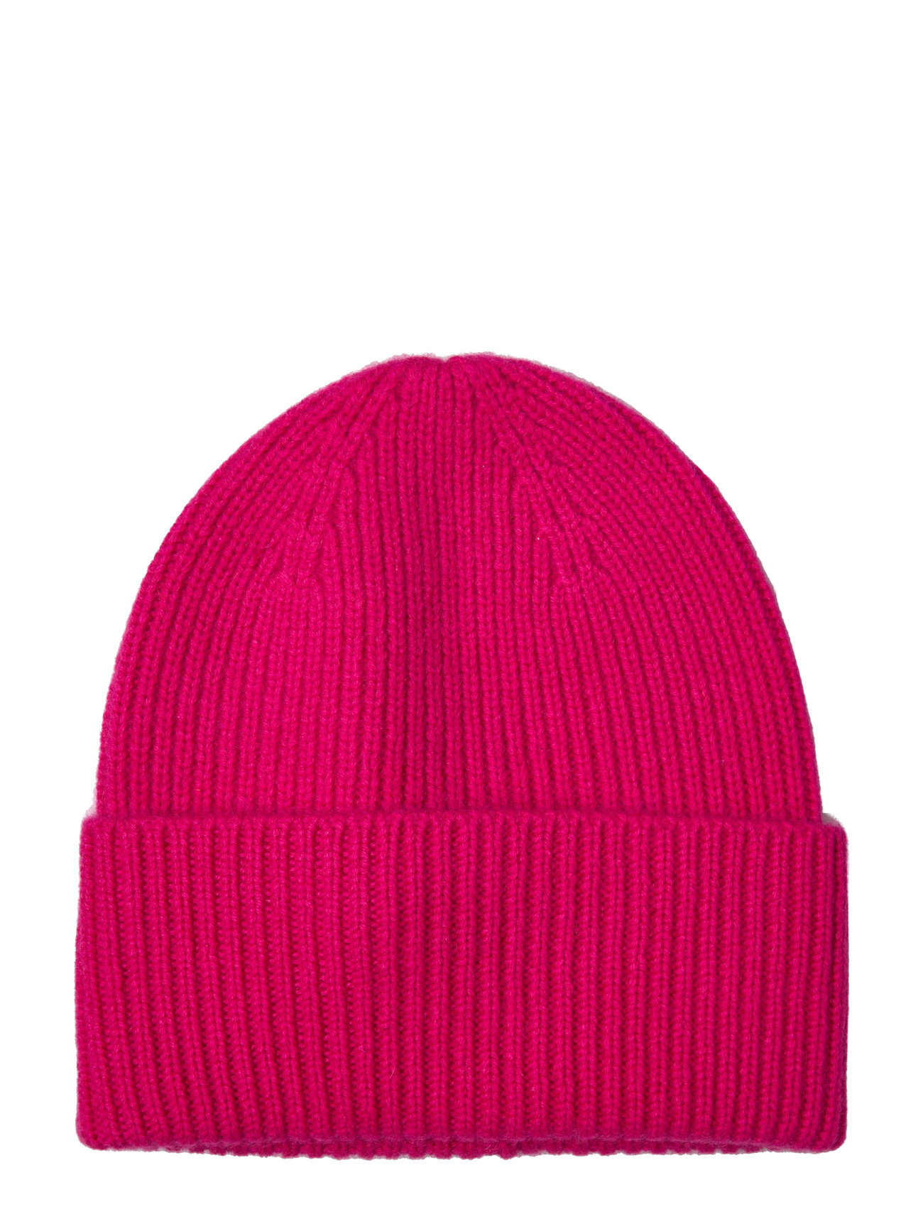 DAVIDA CASHMERE Fold Rib Basecap Pink - One Size - Damen