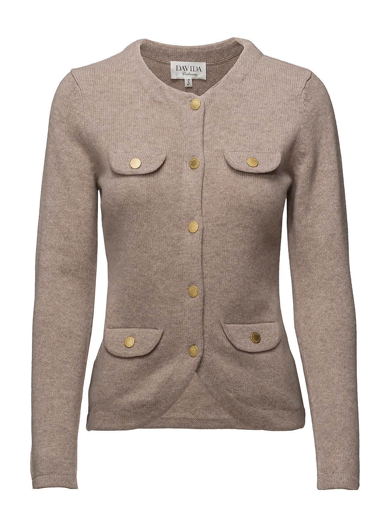 Jacket Gebreide Trui Cardigan Beige Davida Cashmere davida cashmere kopen in de aanbieding Jacket Gebreide Trui Cardigan Beige Davida Cashmere davida cashmere kopen in de aanbieding