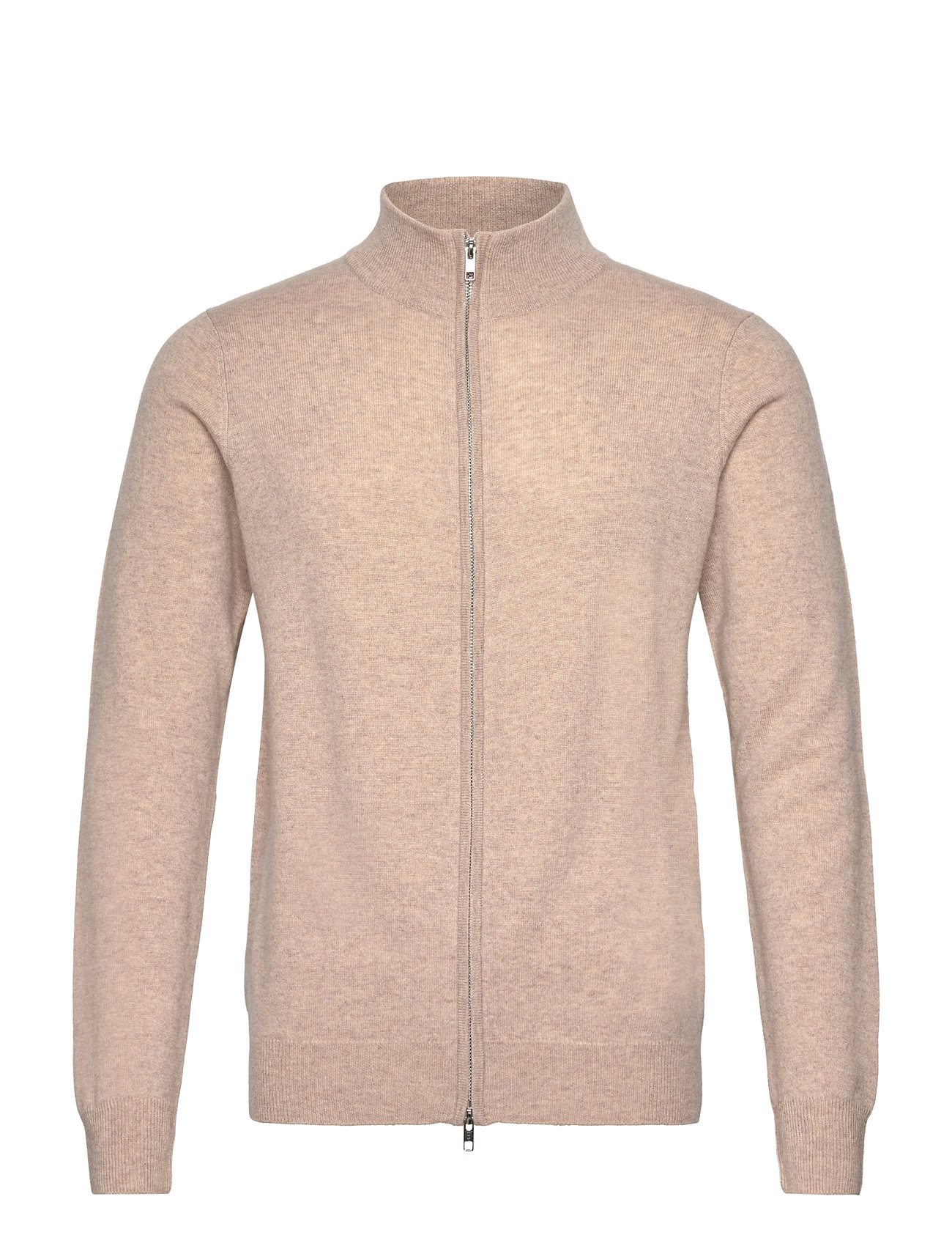 Davida Cashmere Man Zip Cardigan Beige