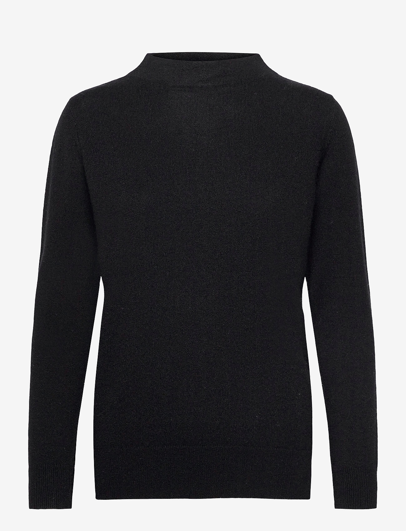 funnel neck black jumper