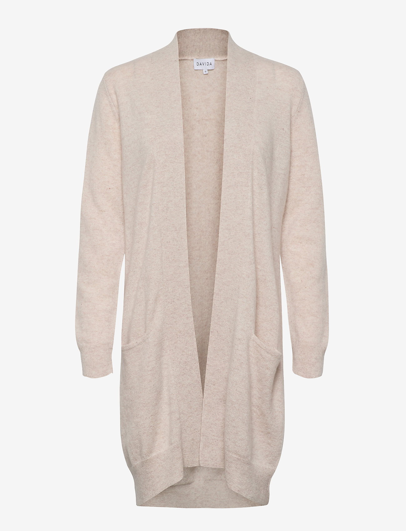 Pocket Long Cardigan Light Beige 1999 Kr Davida Cashmere 