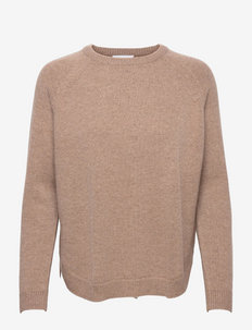 Raglan Curved Sweater - džemperi - mink