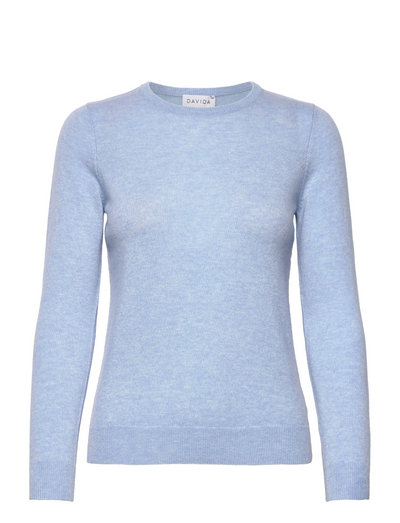 Davida Cashmere Basic O-neck Sweater (Mink/Brun) - 2399 kr | Boozt.com