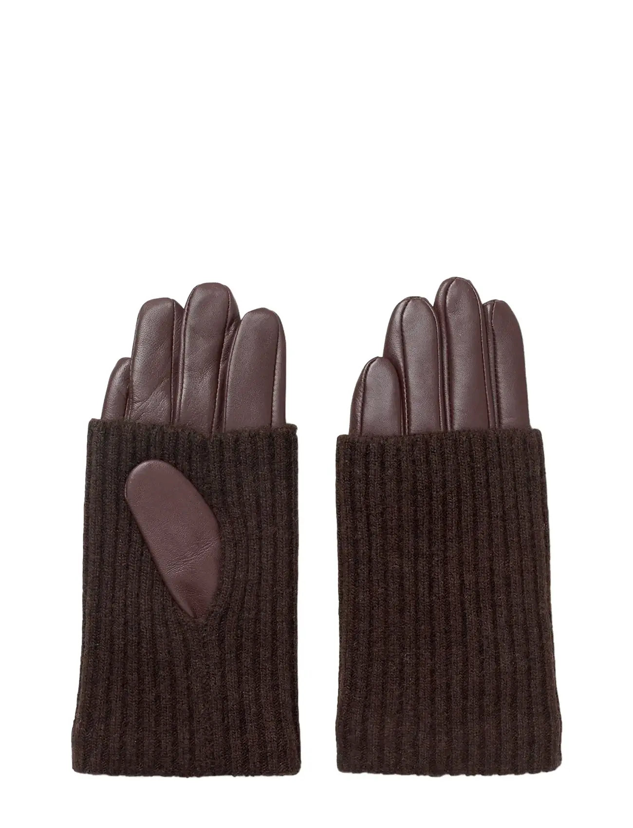 DAY ET Day Leder Knit Glove Braun - 6.5 - Damen