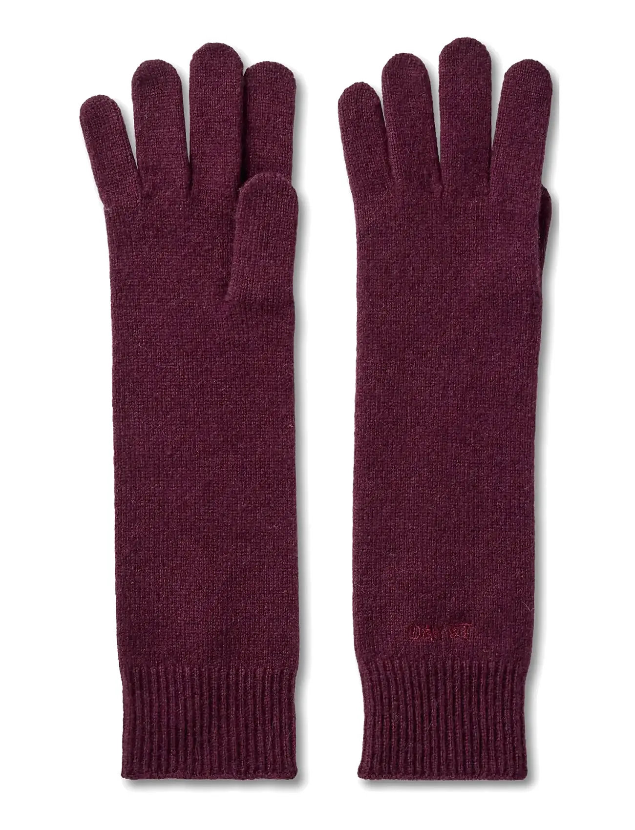 DAY ET Day Merino Knit Gloves, One Size, Burgundy, Handsker > Fingerhandsker, Dame