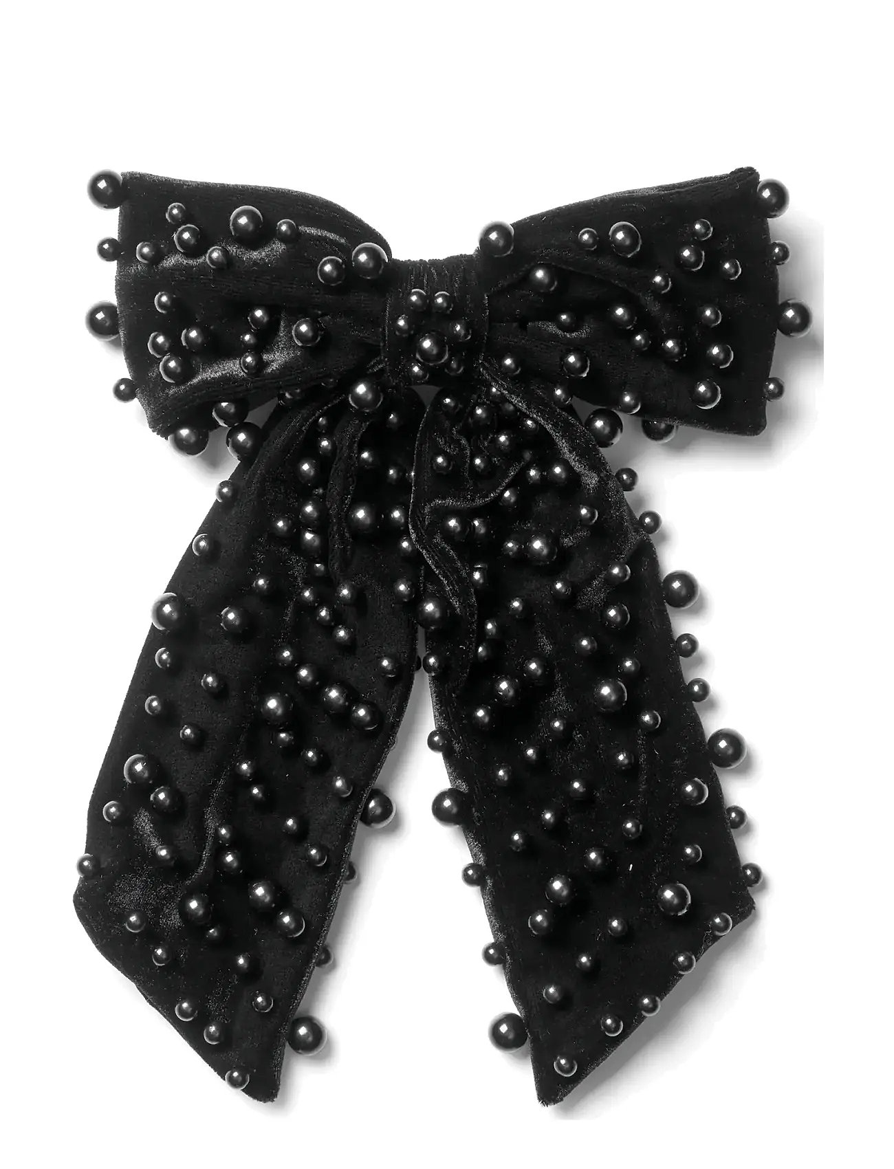 DAY ET Day Pearly Samt Bow Schwarz - One Size - Damen