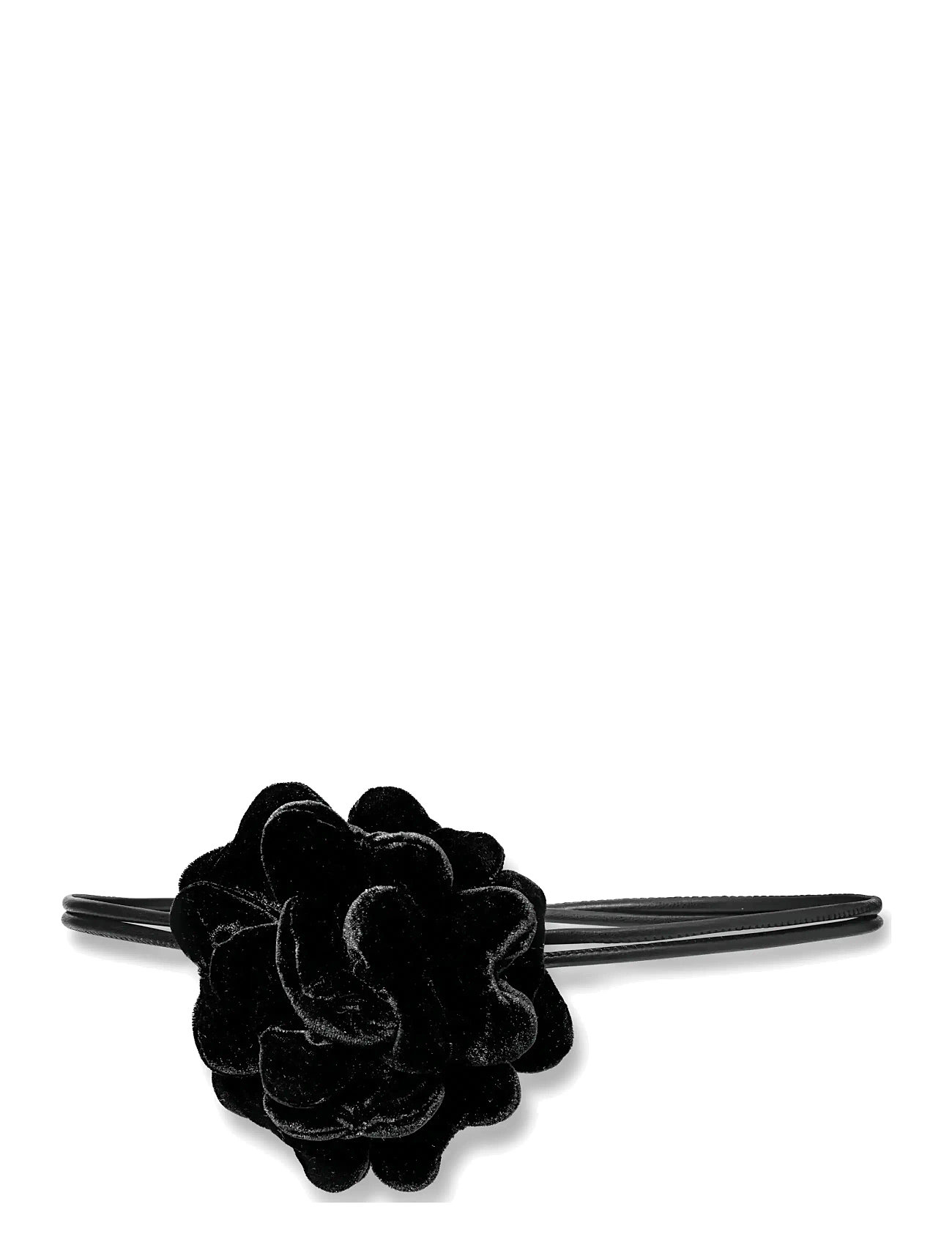 DAY ET Day Samt Flower Gürtel Schwarz - One Size - Damen
