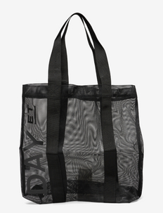 Day Neat Mesh Tote - tote bags - black