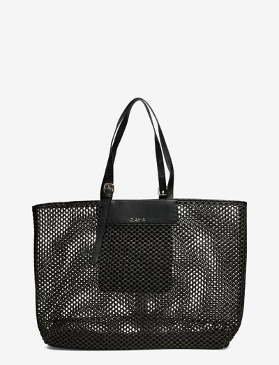 Day French Braid Bag - tote bags - black