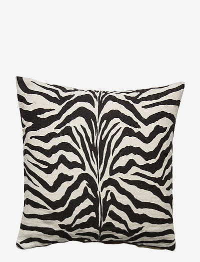 Day Cushion Zebra Linen/Canvas - pynteputer - zebra, printed