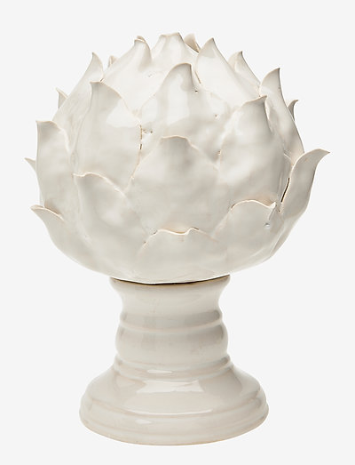 Day Stoneware Artichoke Small - skulpturer & porcelænsfigurer - white