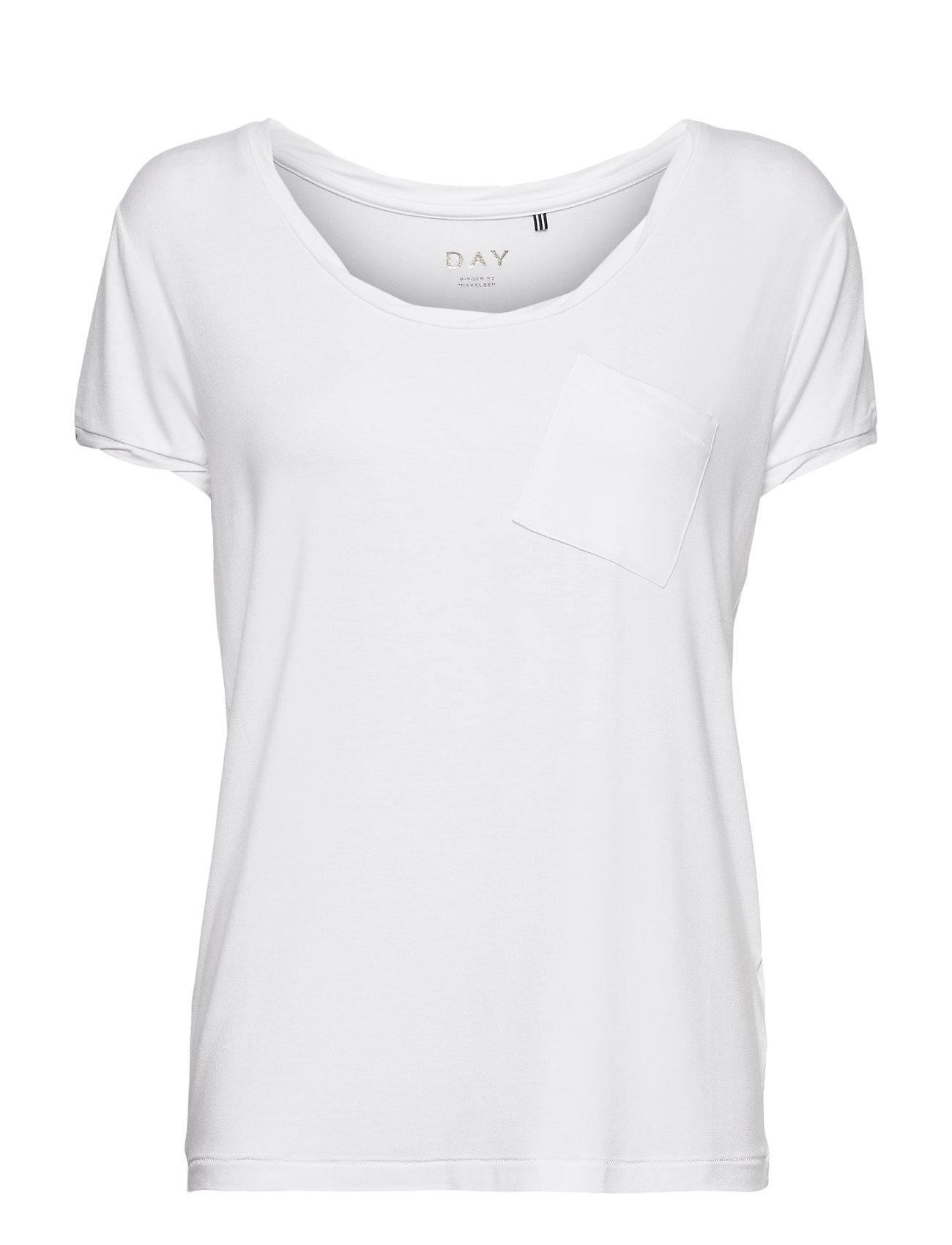 Day New Clean Twist T-shirts & Tops Short-sleeved Valkoinen Day Birger Et Mikkelsen, Day Birger et Mikkelsen